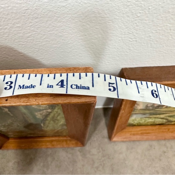 Set 3 Vintage Framed Landscape Prints Hand Painted Pictures Wall Decor MCM - Picture 16 of 16